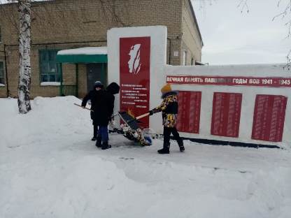 Патриотическая акция «Снежный десант».